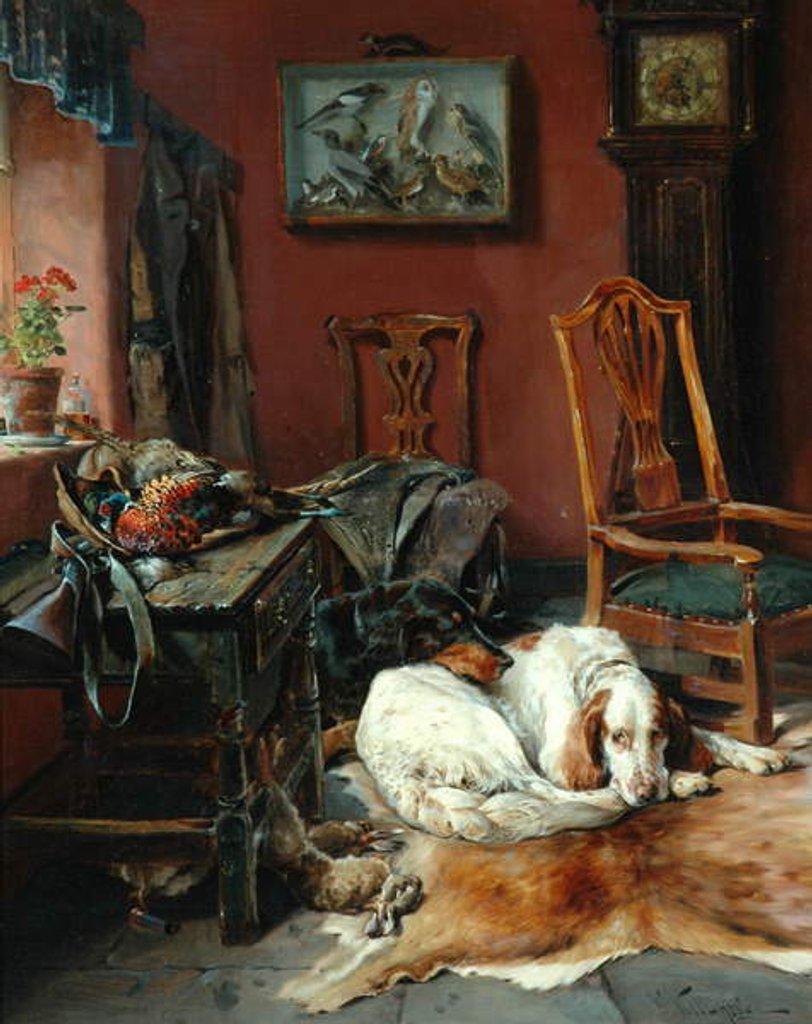 Detail of The Gamekeeper's Cottage by William Woodhouse