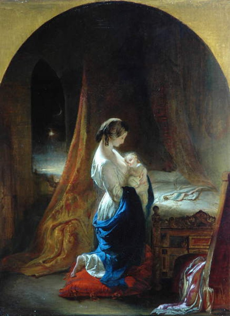 Detail of The Evening Star, 1846 by Robert Scott Lauder