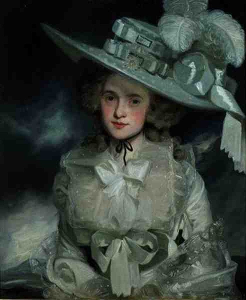 Detail of Portrait of Mary Boteler of Eastry, Kent, 1786 by John Hoppner