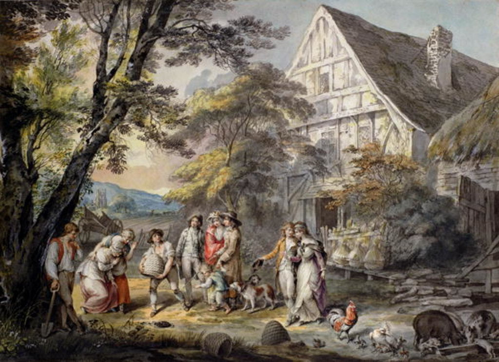 Detail of Autumn: Swarm of Bees, c.1780 by George Robertson