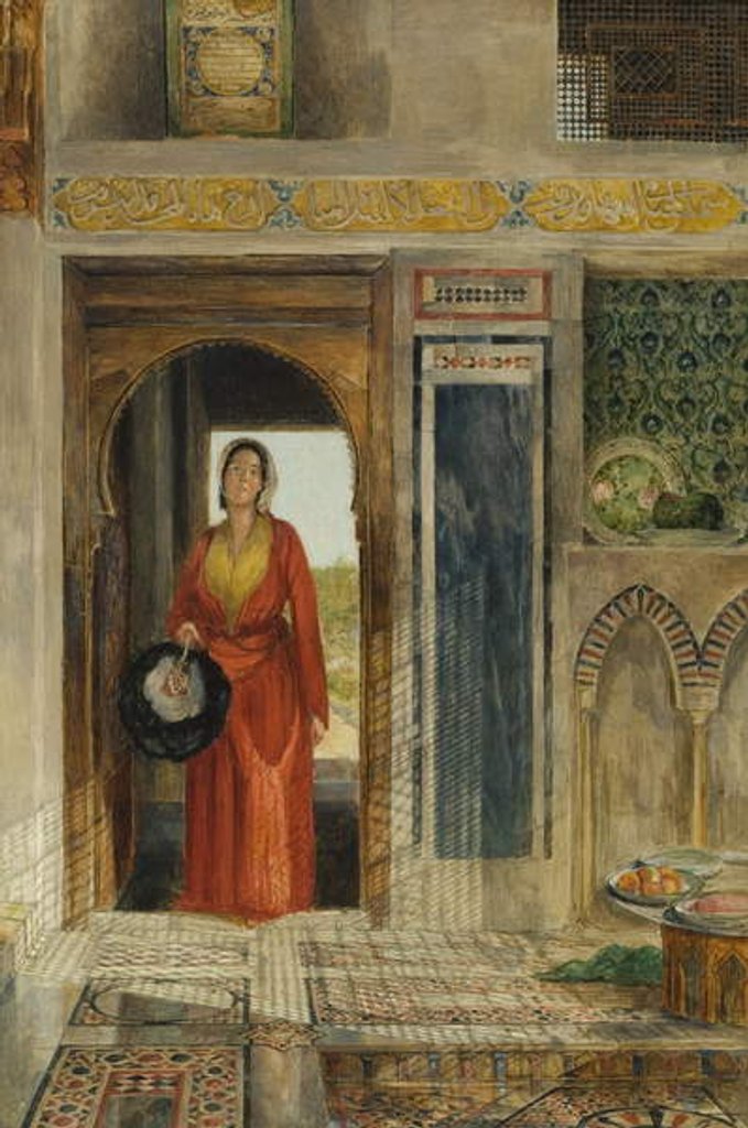 Detail of Entrance to the Harem, 1871 by John Frederick Lewis