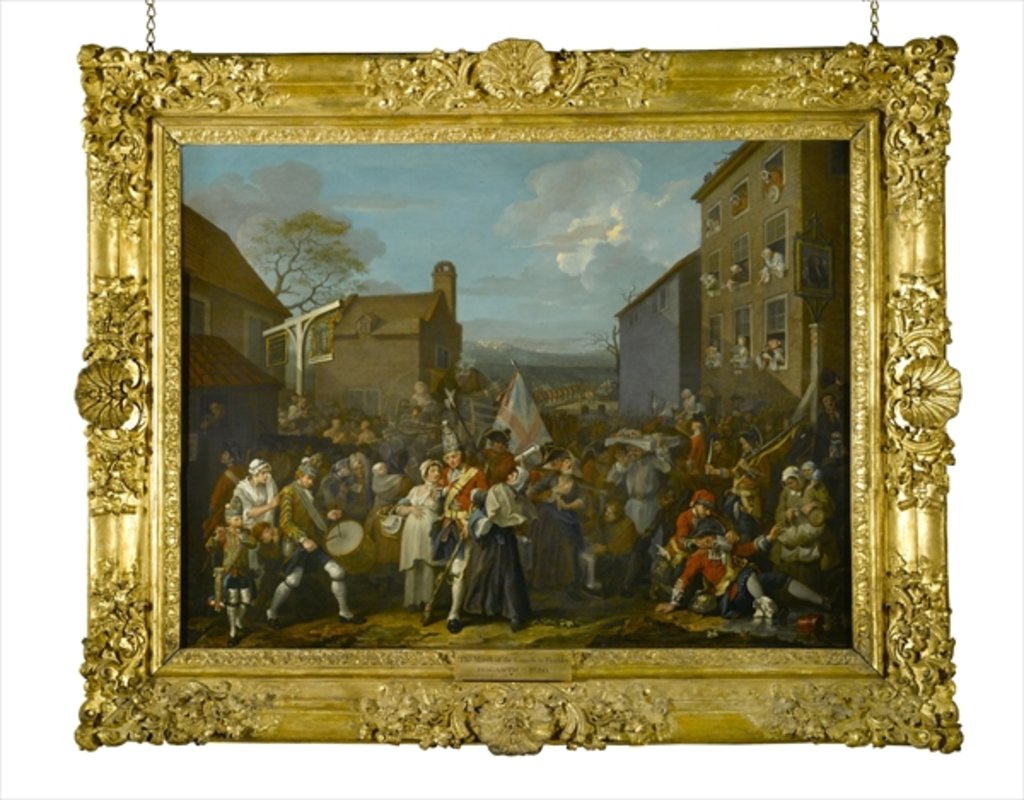 Detail of The March of the Guards to Finchley, 1750 by William Hogarth