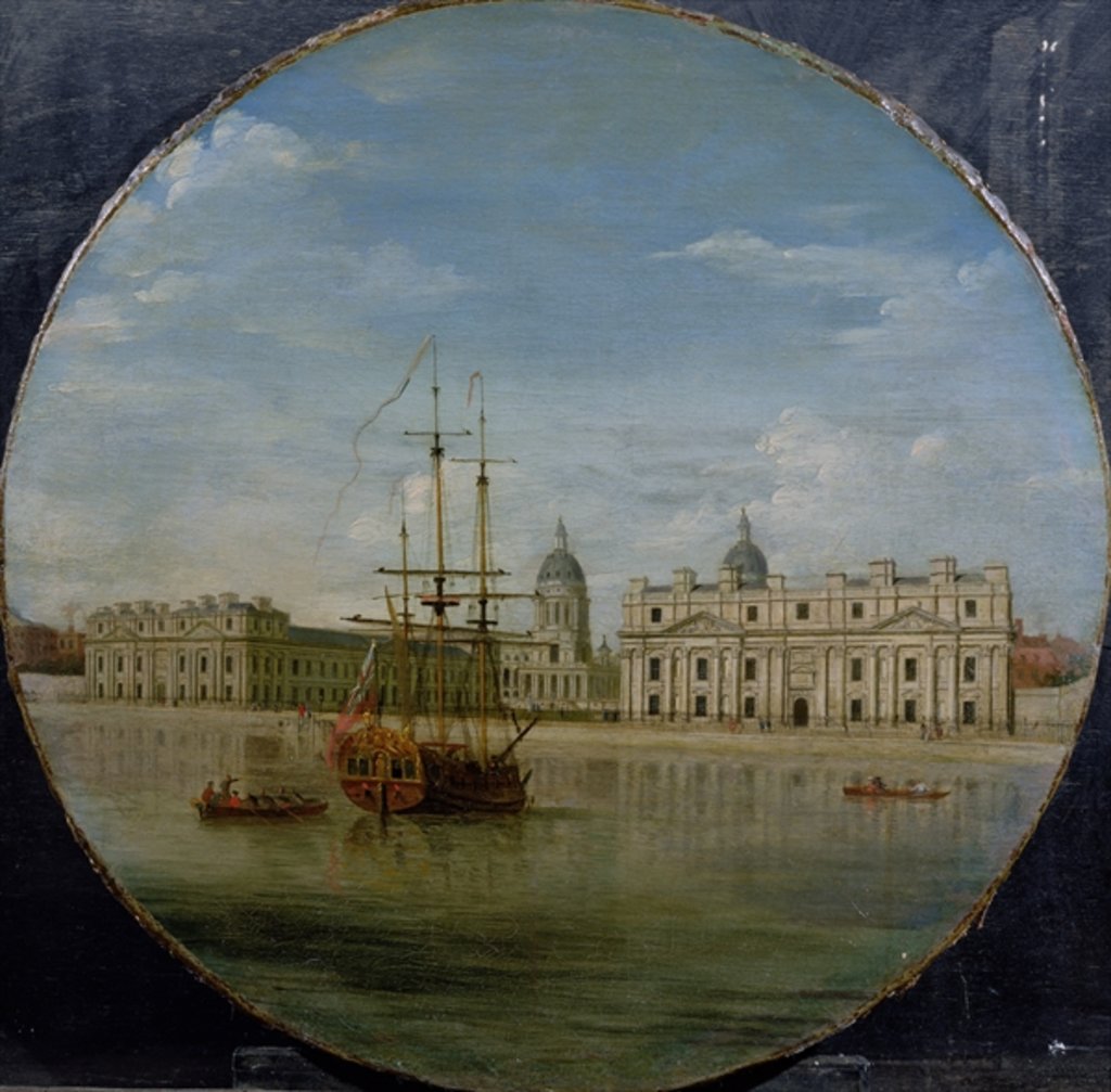 Detail of Greenwich Hospital from the River, 1748 by Samuel Wale