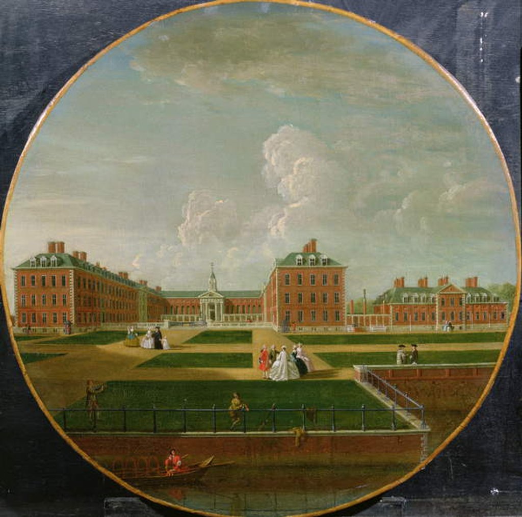 Detail of Chelsea Hospital, c.1746 by Edward Haytley