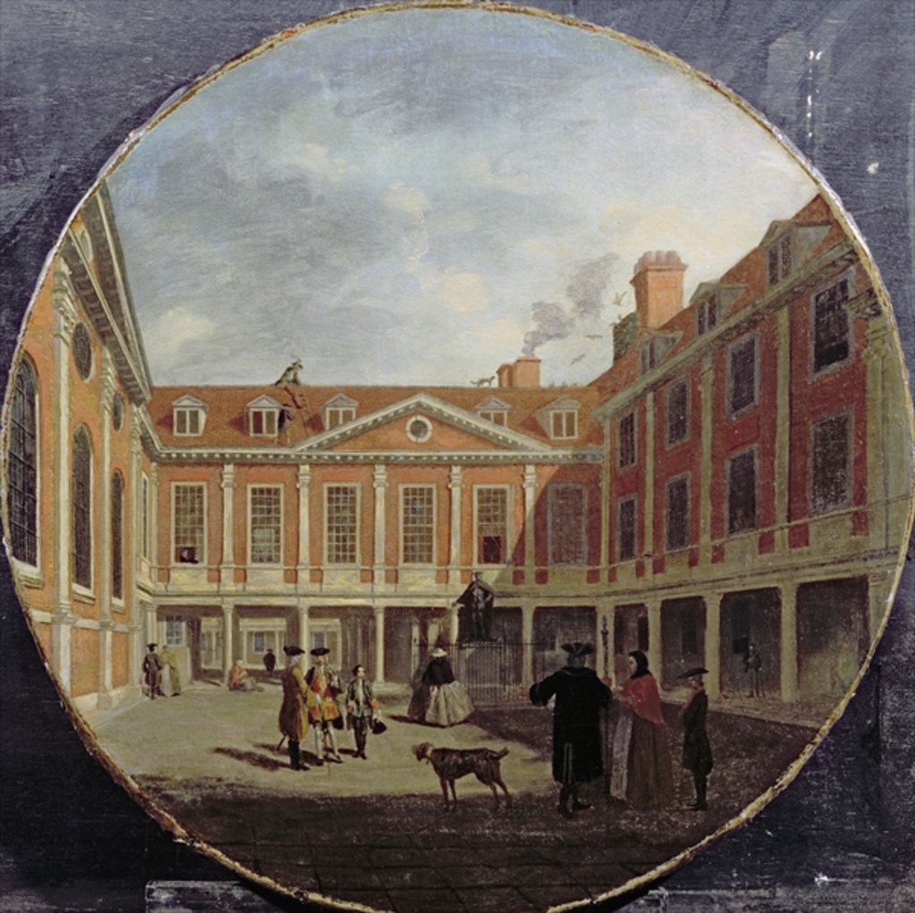 Detail of St. Thomas's Hospital, c.1748 by Samuel Wale