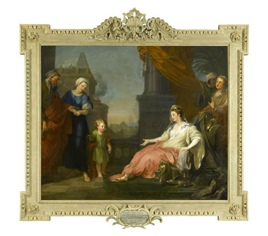 Detail of Moses brought before Pharaoh's Daughter, 1746 by William Hogarth