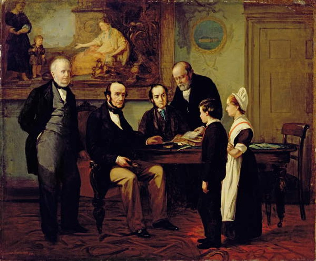Detail of Taking Leave, 1868 by Emma Brownlow