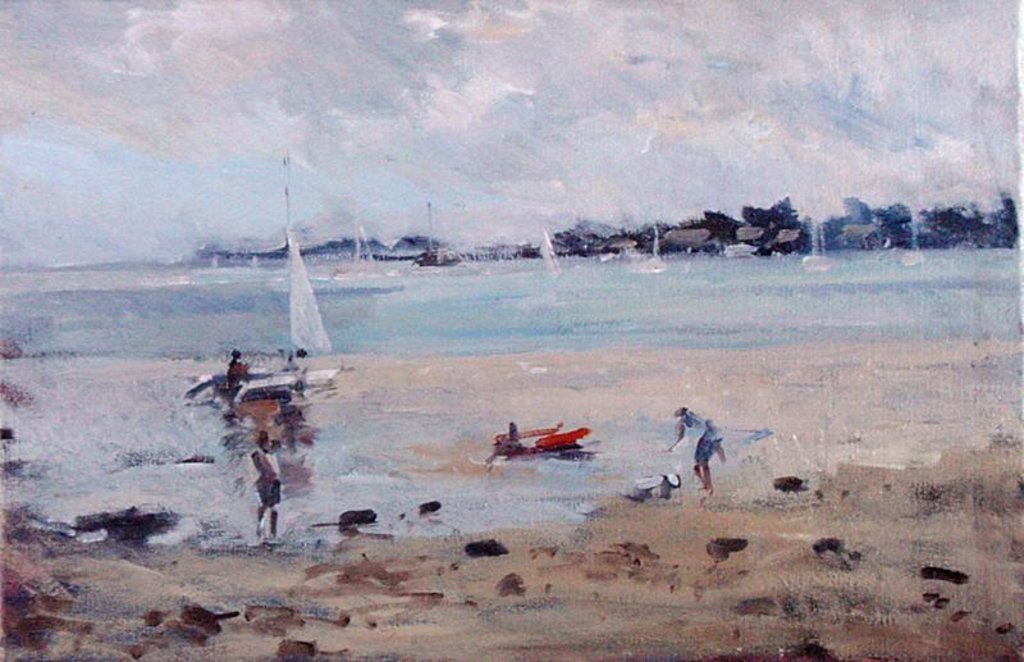 Detail of Water's Edge - Morbihan by Christopher Glanville
