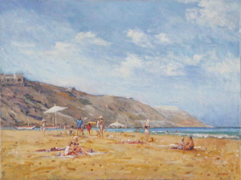 Detail of Bathers, Gozo by Christopher Glanville