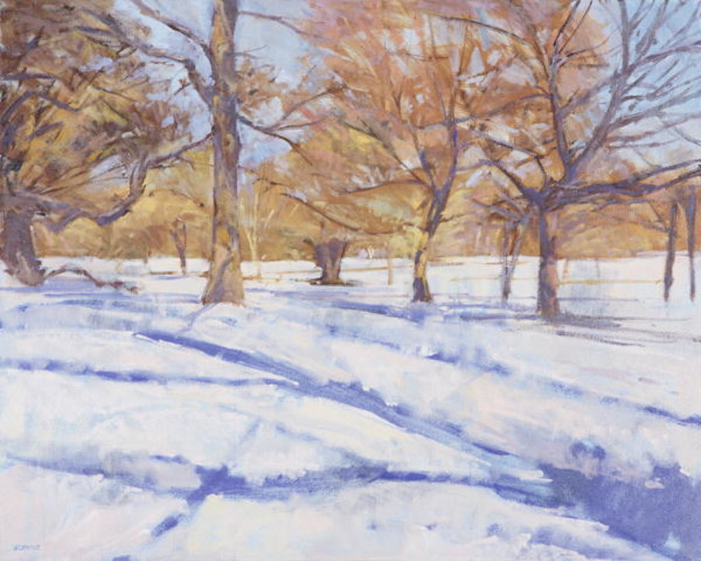 Detail of Winter, Richmond Park by Christopher Glanville