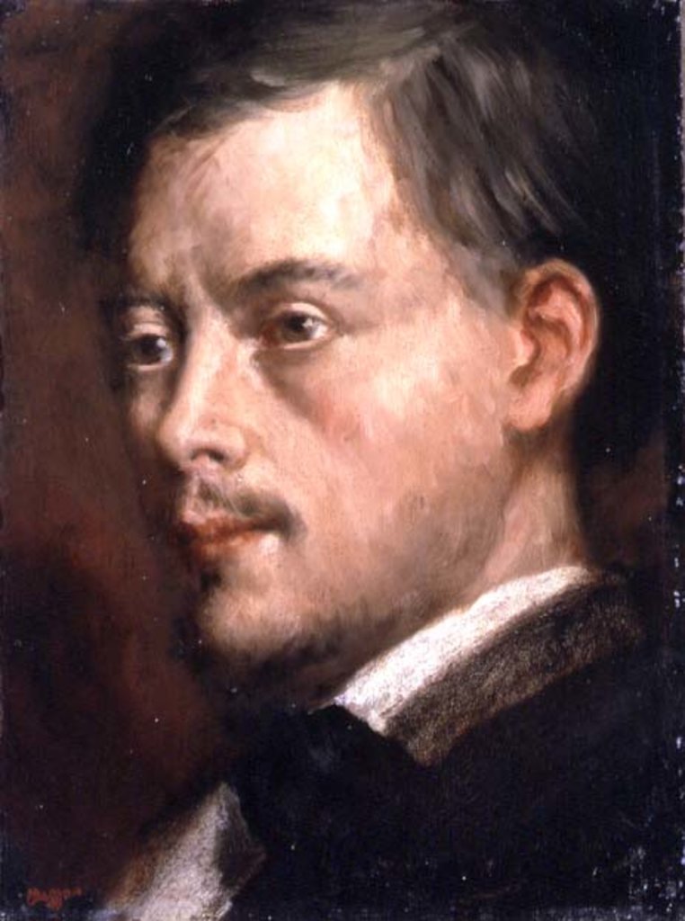 Detail of Head of a Man, c.1864 by Edgar Degas