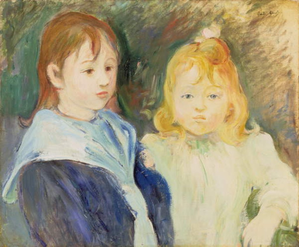 Detail of Portrait of Two Children, 1893 by Berthe Morisot