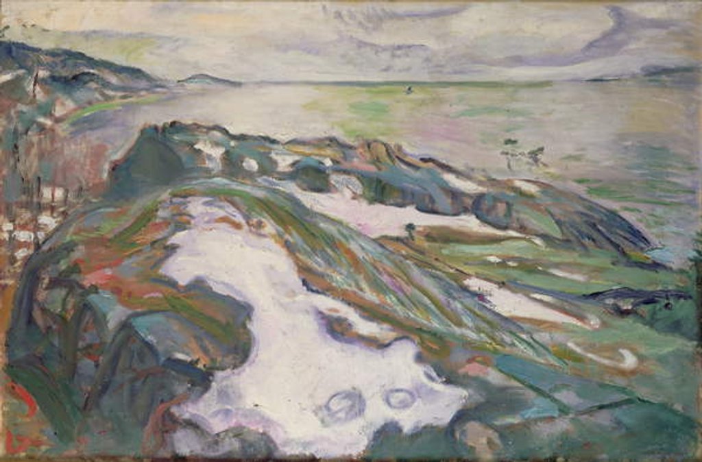 Detail of Winter Landscape, 1915 by Edvard Munch