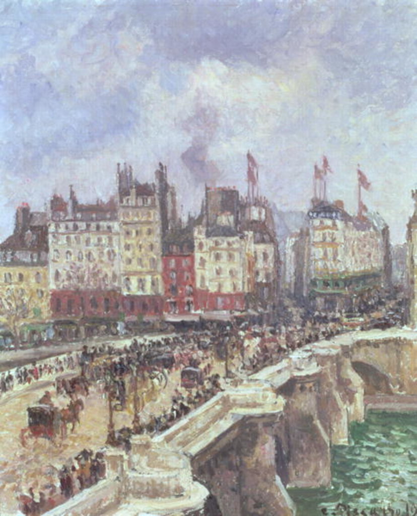 Detail of The Pont Neuf, 1901 by Camille Pissarro