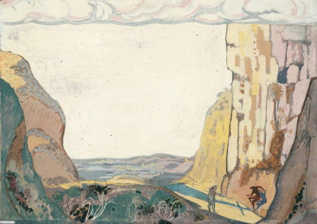 Detail of The Street of Temptation by Maurice Denis