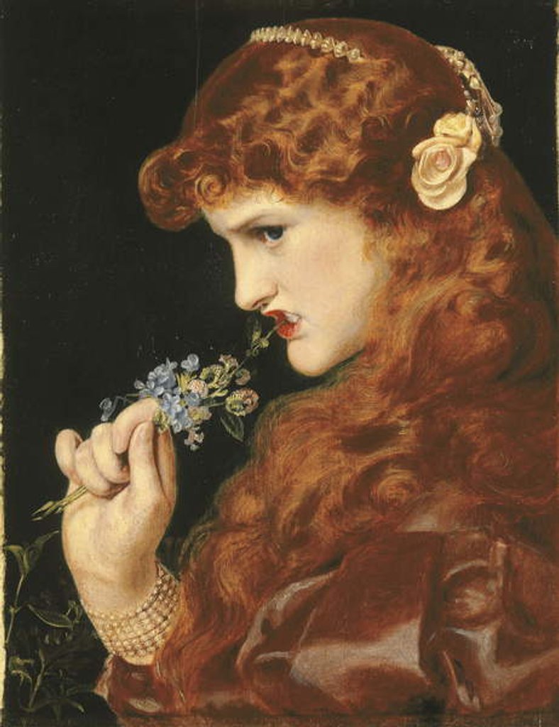 Detail of Love's Shadow, c.1867 by Anthony Frederick Augustus Sandys