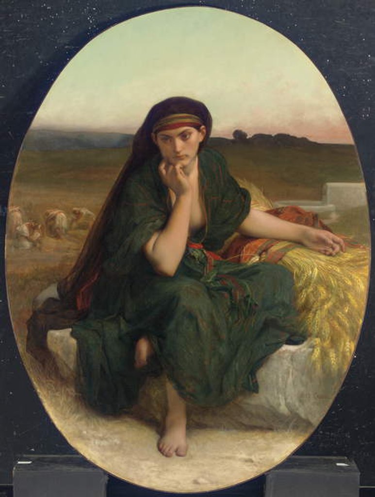 Detail of Ruth Revenant des Champs, 1868 by Alexandre Cabanel