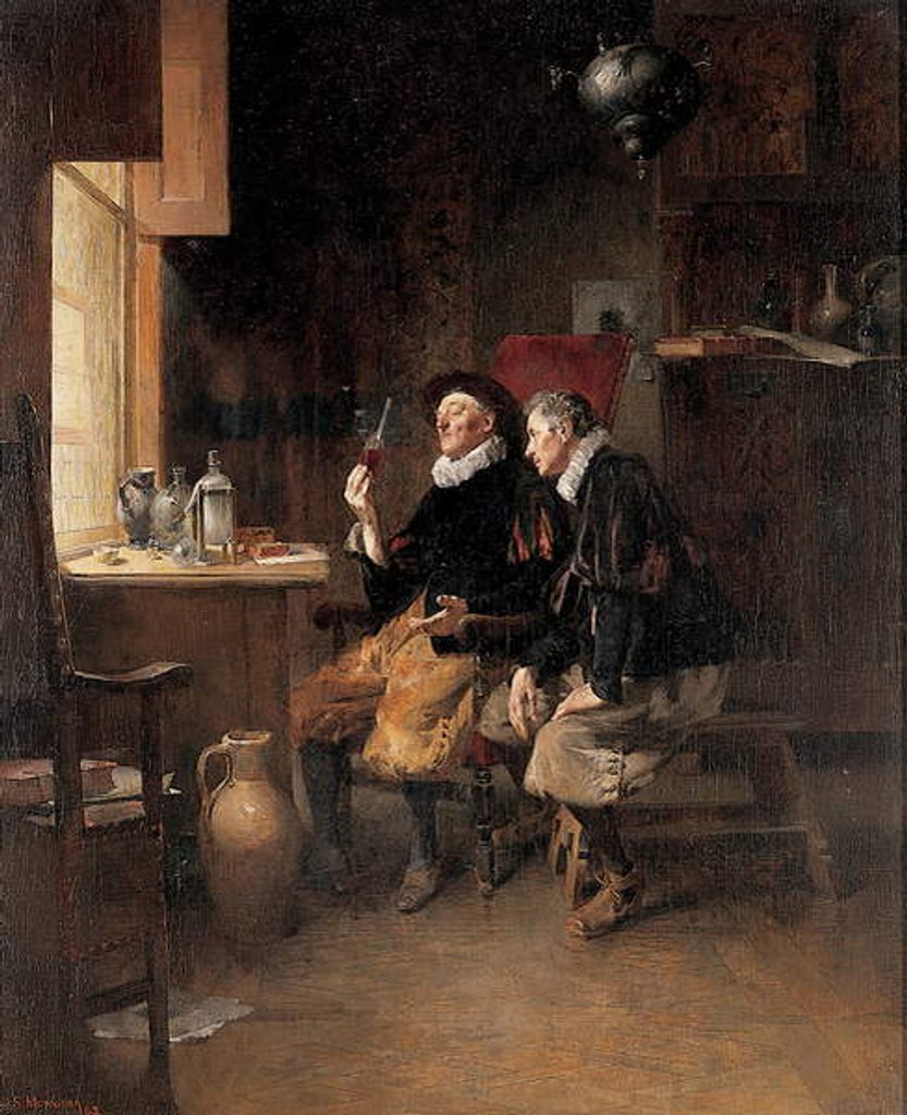 Detail of The Test, 1882 by Henry Siddons Mowbray