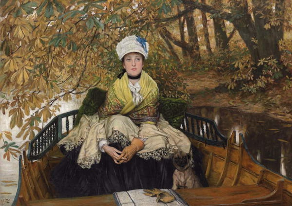 Detail of Waiting by James Jacques Joseph Tissot
