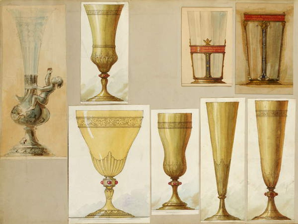 Detail of Selection of designs, House of Carl Faberge by Carl (firm of) Fabergé