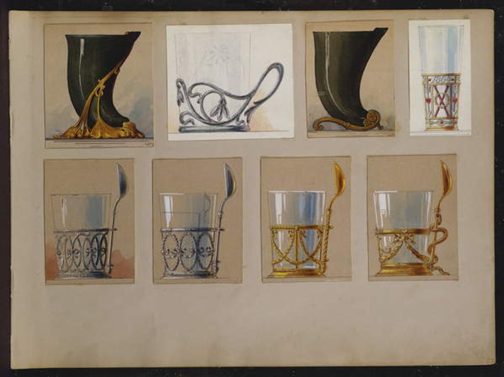 Detail of Selection of designs, House of Carl Faberge by Carl Fabergé