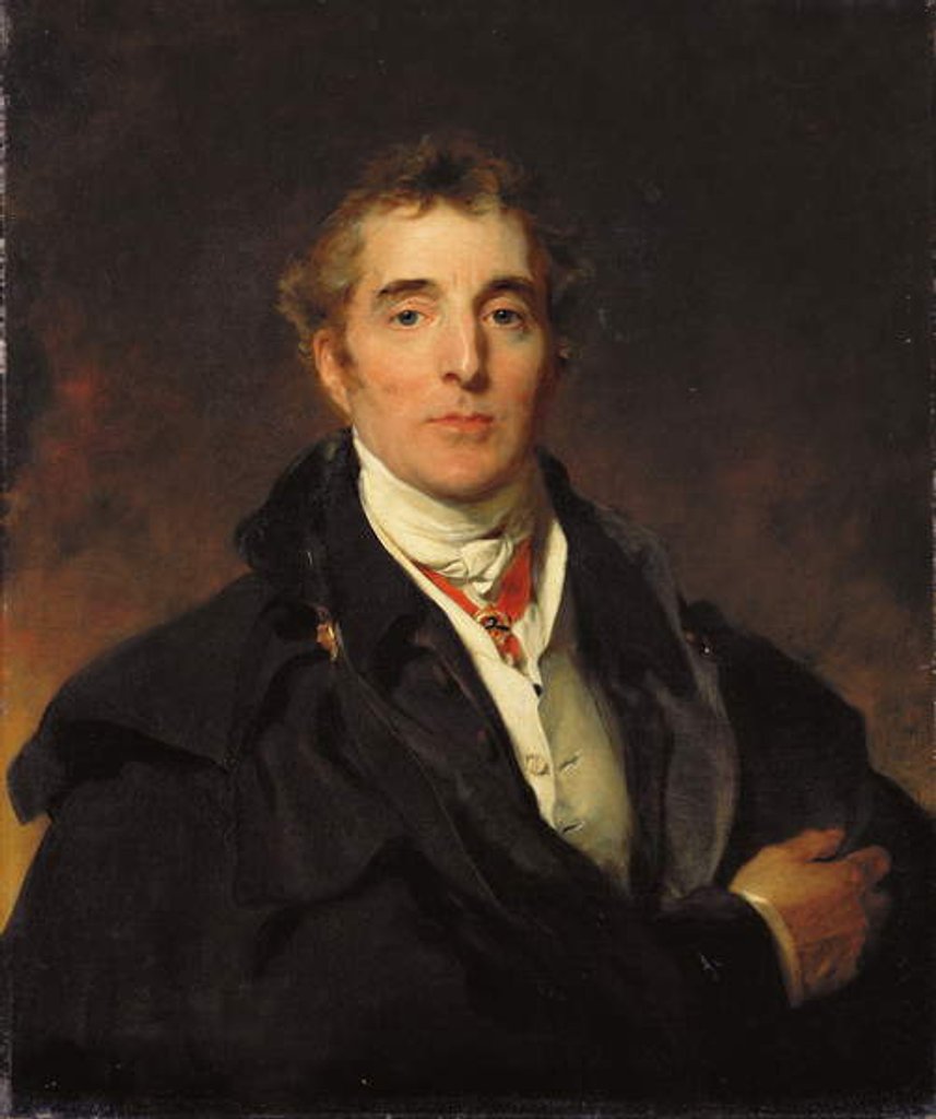 Detail of Portrait of Arthur Wellesley, 1st Duke of Wellington, c.1821 by Thomas Lawrence