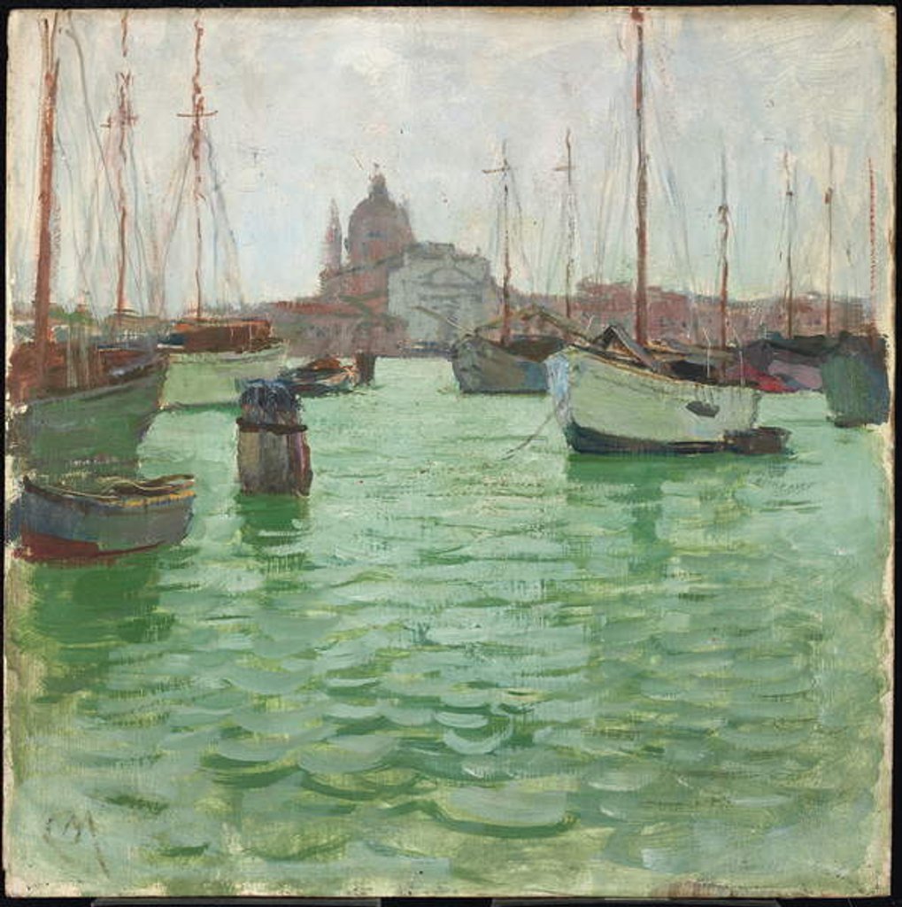 Detail of Santa Marie della Salute by Carl Moll