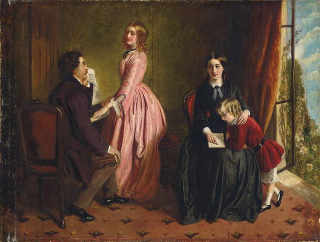 Detail of The Governess by Rebecca Solomon