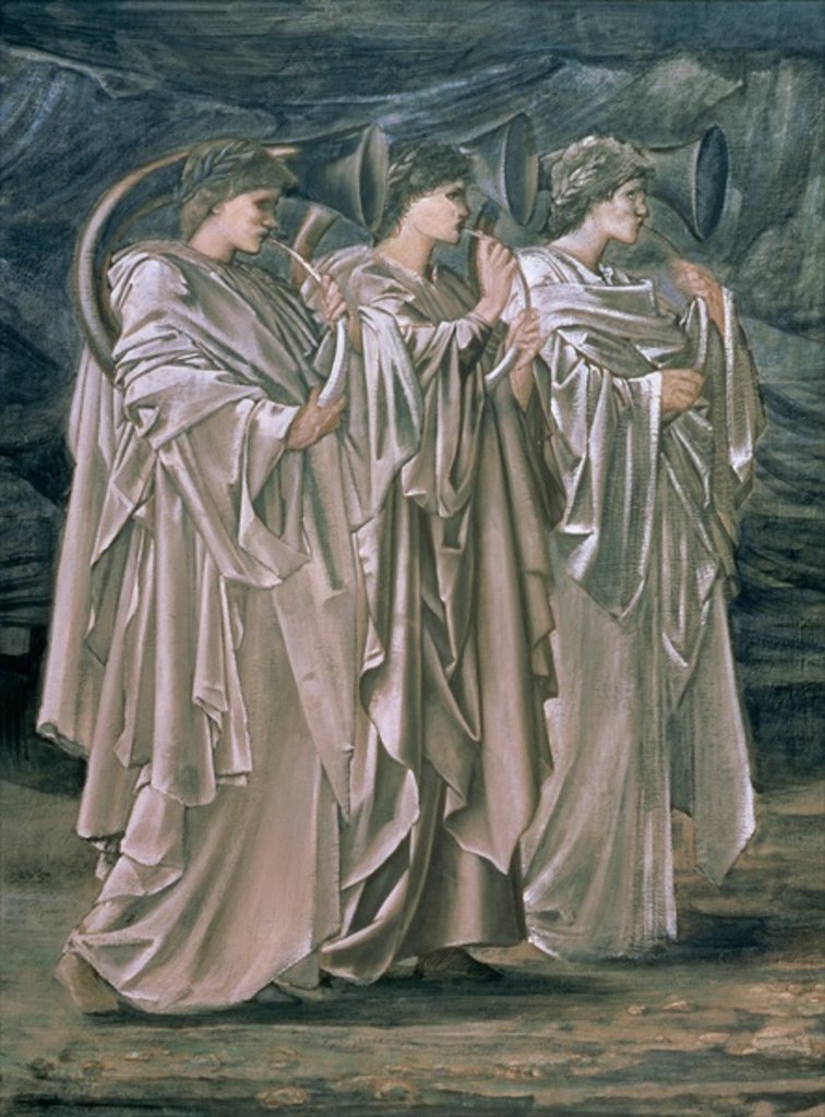 Detail of The Challenge in the Wilderness, 1874-98 by Edward Coley Burne-Jones