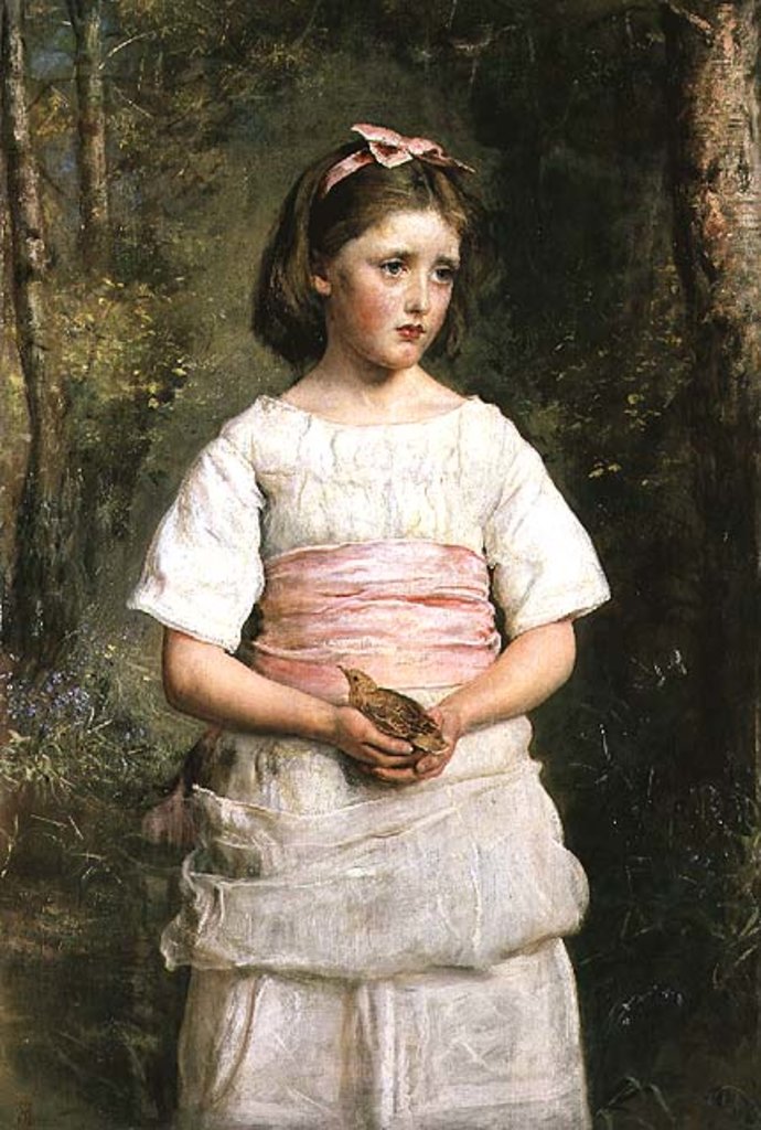Detail of Dropped from the Nest by John Everett Millais