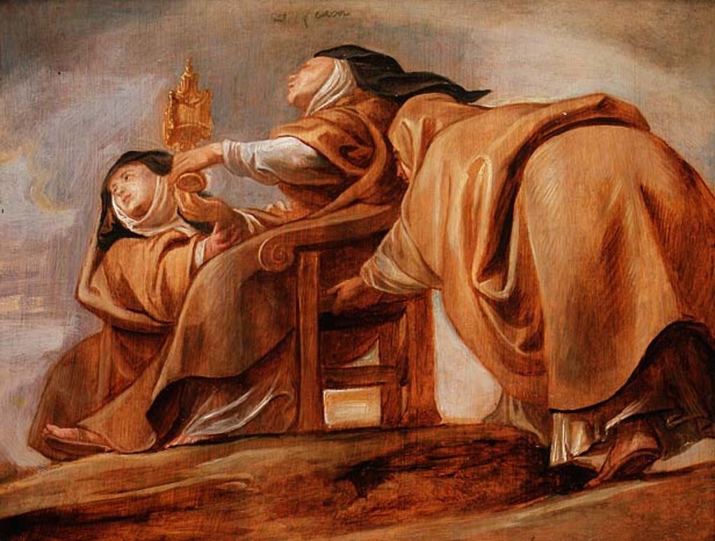 Detail of St. Clare of Assisi, displaying the Pyx, 1620 by Peter Paul Rubens
