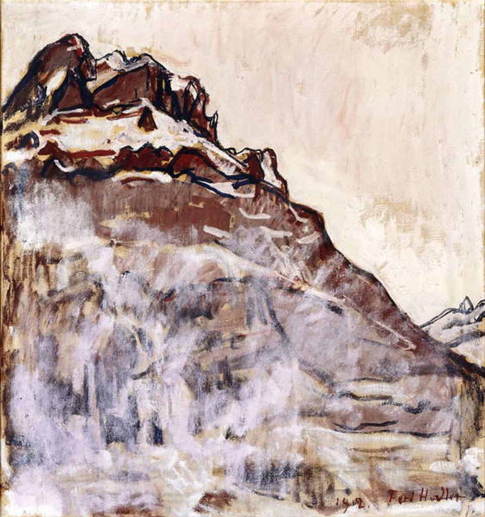 Detail of Mettenberg, 1912 by Ferdinand Hodler
