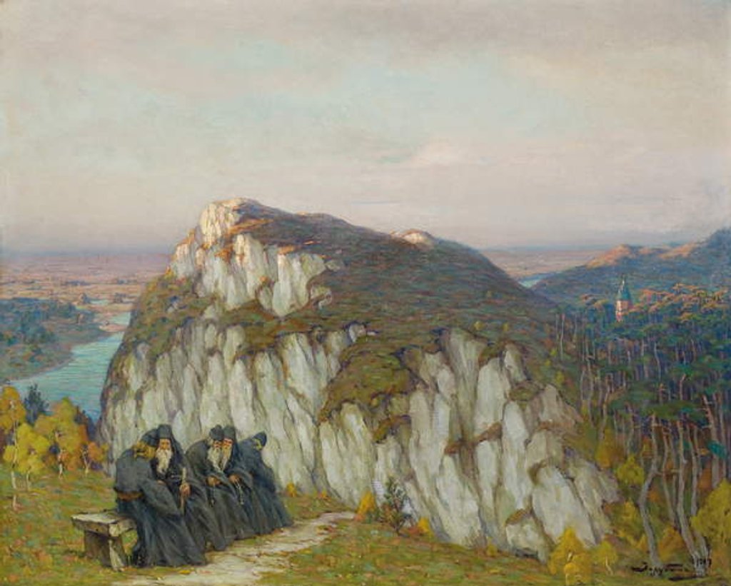 Detail of Voice of Silence, 1907 by Viktor Ivanovich Zarubin