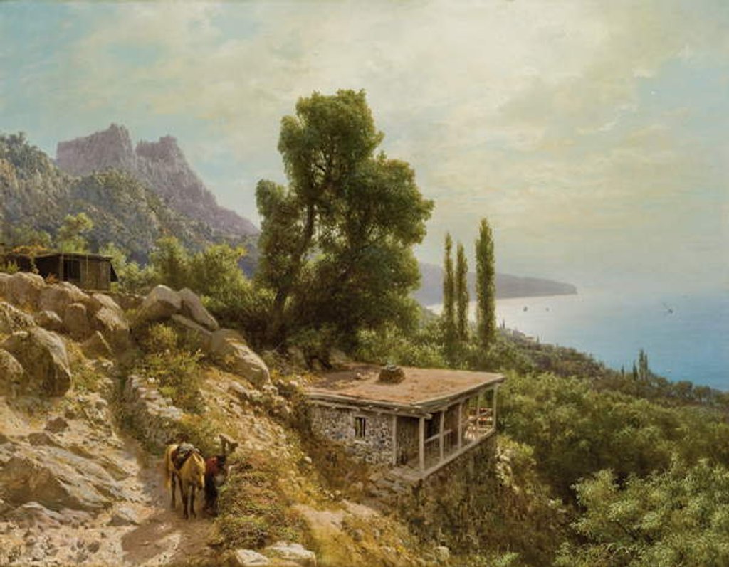 Detail of Near Ay-Petri in the Crimea, 1890 by Lef Feliksovich Lagorio