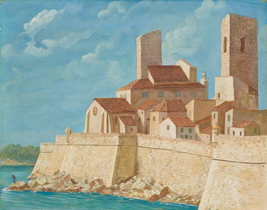 Detail of Antibes, 1927 by Alexandre Iacovleff