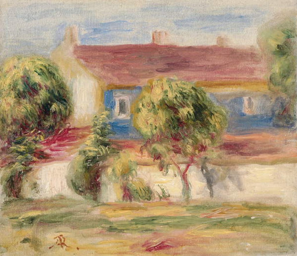 Detail of The Artist's House, by Pierre Auguste Renoir