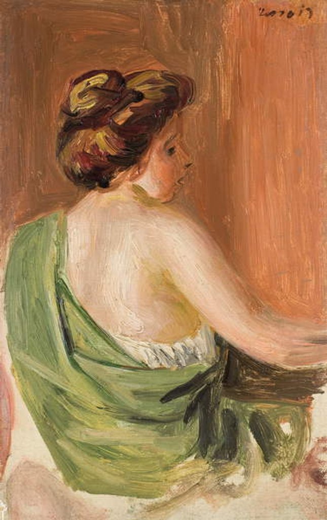Detail of Woman from the Back, by Pierre Auguste Renoir
