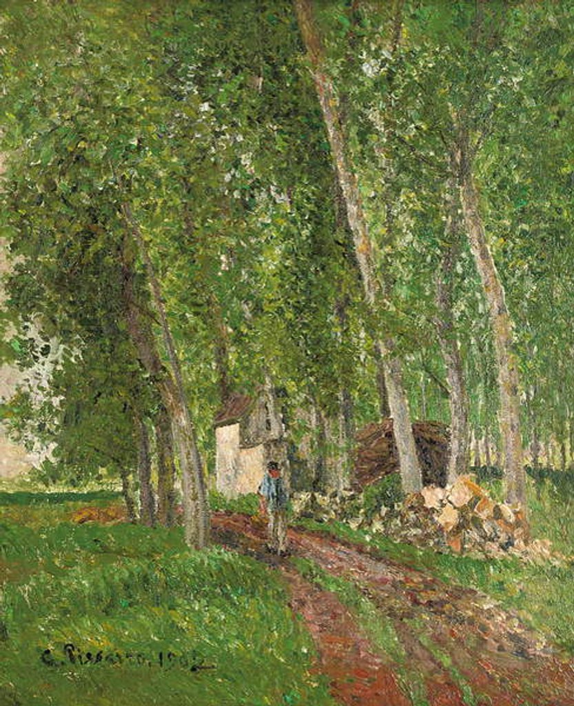Detail of Undergrowth at Moret, 1902 by Camille Pissarro