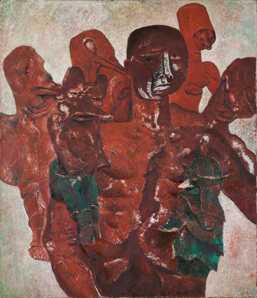 Detail of Le Poete Assailli, 1929 by Frits van den Berghe