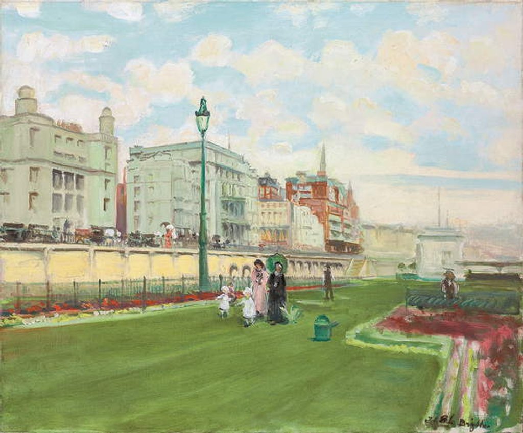 Detail of Brighton, 1929 by Jacques-Emile Blanche