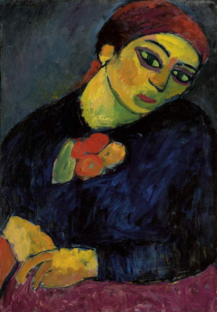 Detail of Helene, 1911 by Alexej von Jawlensky