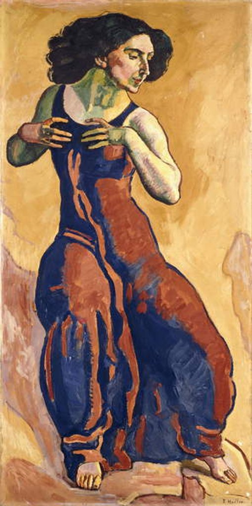 Detail of Woman in Ecstasy, 1911 by Ferdinand Hodler