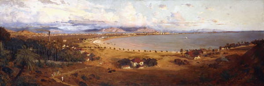 Detail of View of Bombay Looking South-East from Malabar Hill, by Horace van Ruith