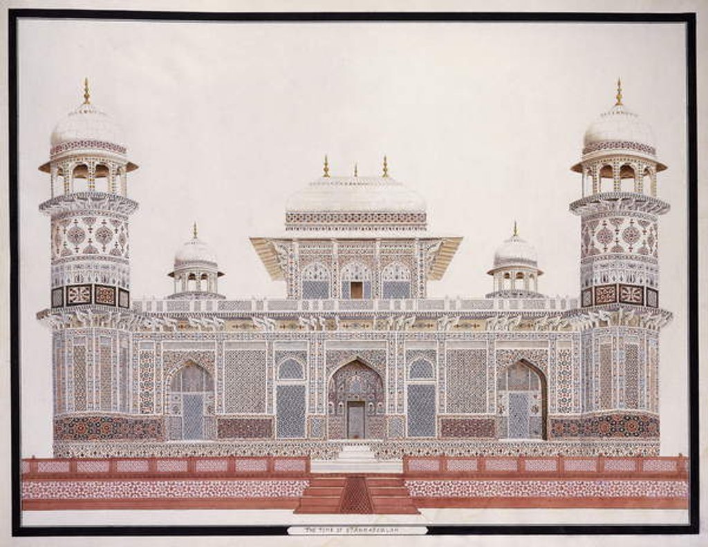 Detail of The Tomb of Etahmadowlah, c. 1815 by Agra School