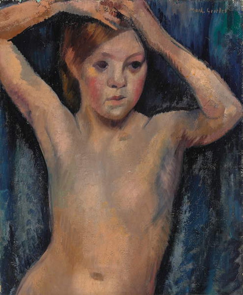 Detail of Nude, 1918 by Mark Gertler