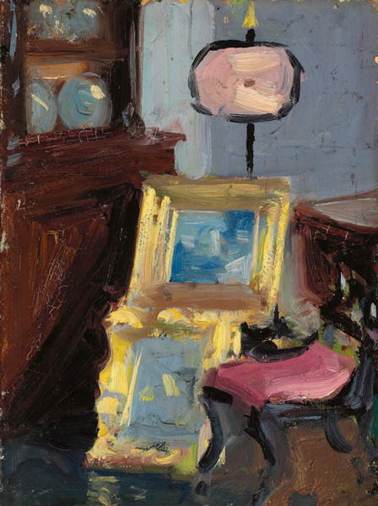 Detail of Interior with a Chair by Francis Campbell Boileau Cadell