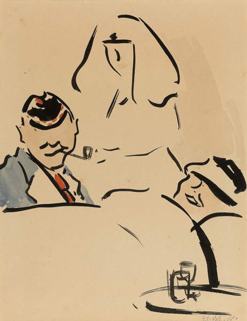 Detail of Bedside Manners, 1915 by Francis Campbell Boileau Cadell