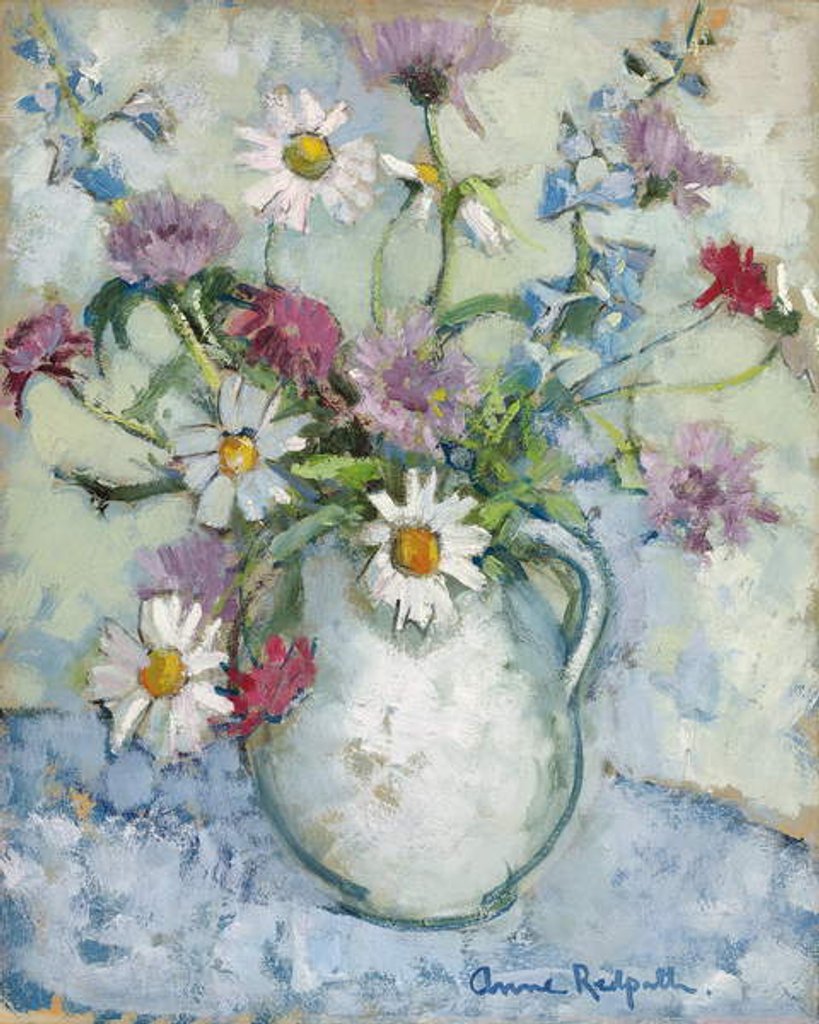 Detail of Summer Flowers in a Jug by Anne Redpath