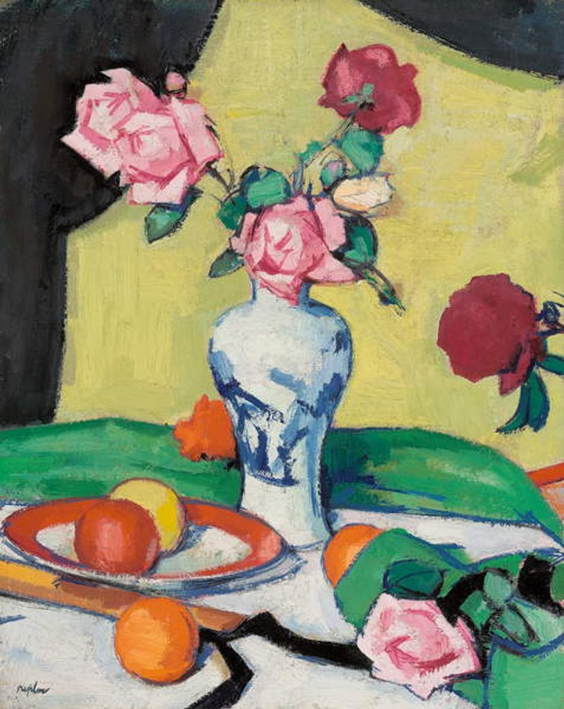 Detail of Roses, early 1920s by Samuel John Peploe