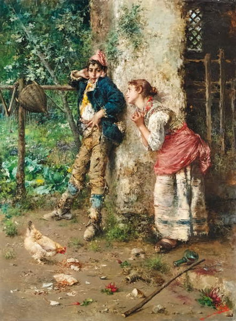 Detail of Rottura in Campagna by Vicenzo Irolli